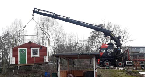 Maskintransporter Varberg Halland tung transport